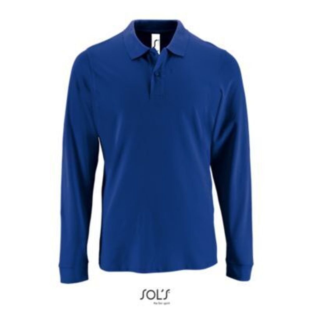 Поло PERFECT LSL MEN Зелёный  S