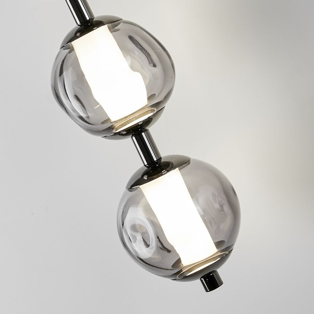 Настенный светильник OB2437 pearl black/smoke