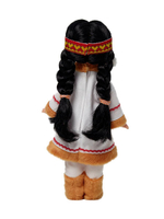 Кукла Эля в костюме народов Севера 30см. (Весна)