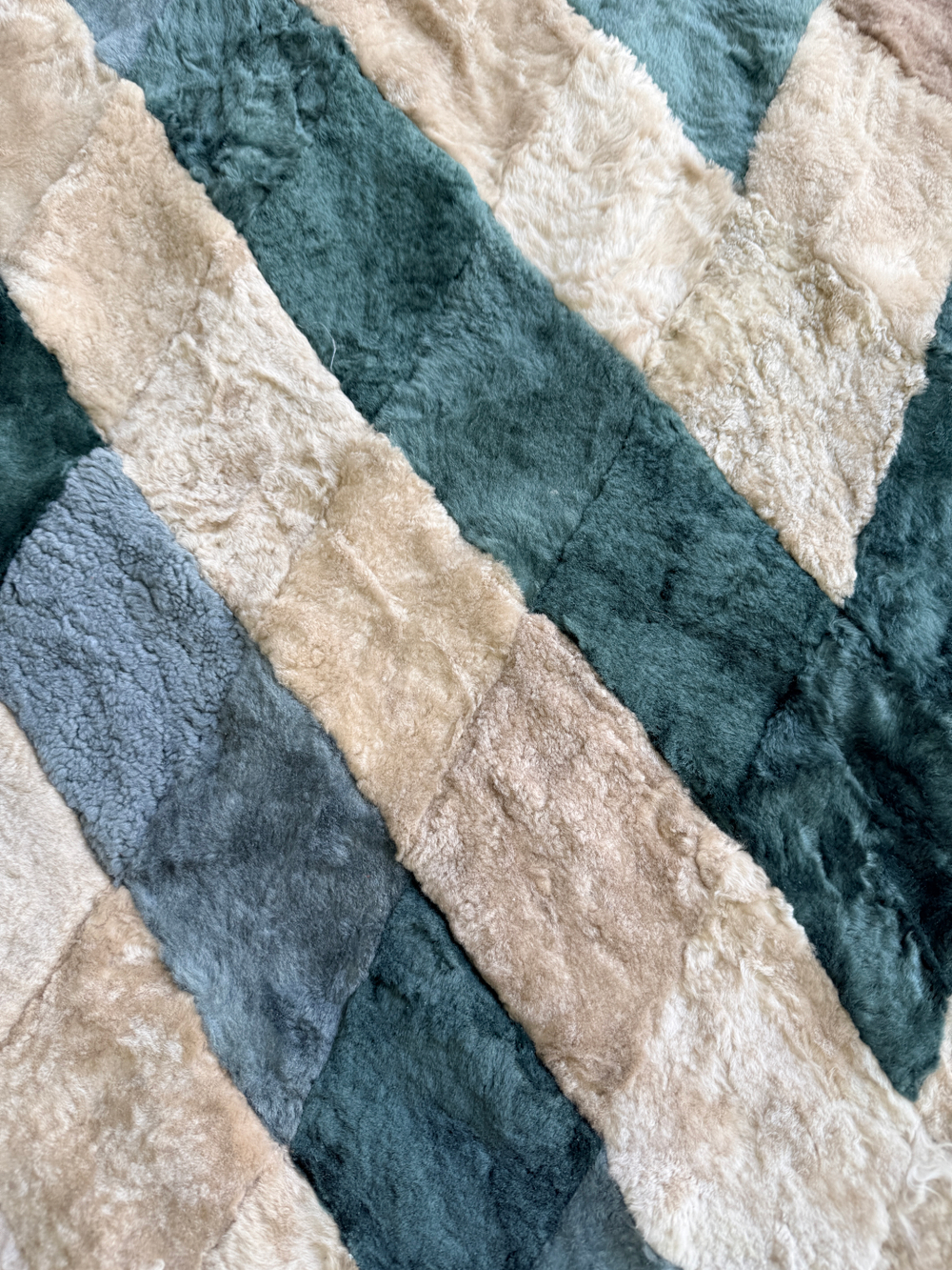 Покрывало меховое ковер из шкуры овчины