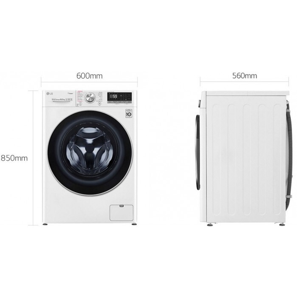 Стиральная машина LG F4V3ES6W