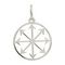 Звезда Хаоса - кулон из серебра, вид сзади