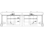 Geze TS4000 Tandem EN более 7 серебристый, комплект с рычагом