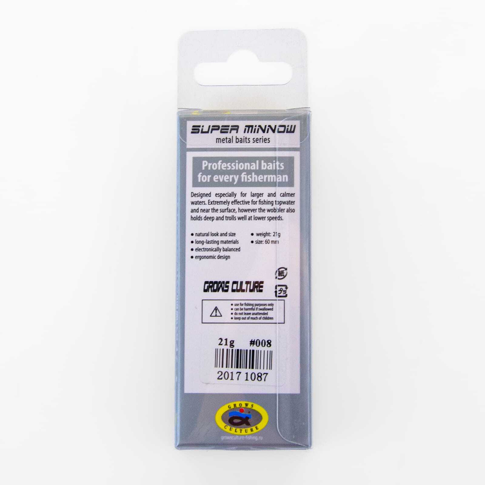 Пилькер Grows Culture Super Minnow (21гр)