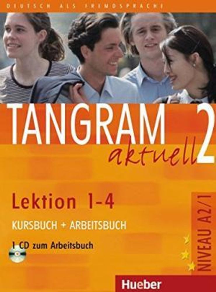 Tangram aktuell 2 – Lektion 1–4 - Kursbuch + Arbeitsbuch mit Audio-CD zum Arbeitsbuch