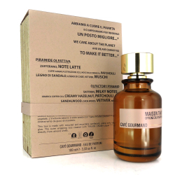 Maison Tahite Cafe Gourmand — парфюмерная вода для мужчин и женщин. Кофе и шафран, молочно-древесный акцент сандала и пачули, мускус и лесной орех.