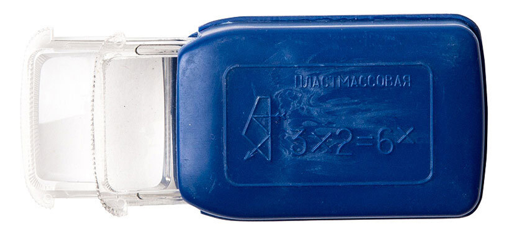 Лупа складная ЛПС-453 3x/6x, 24х24 мм, перламутровая