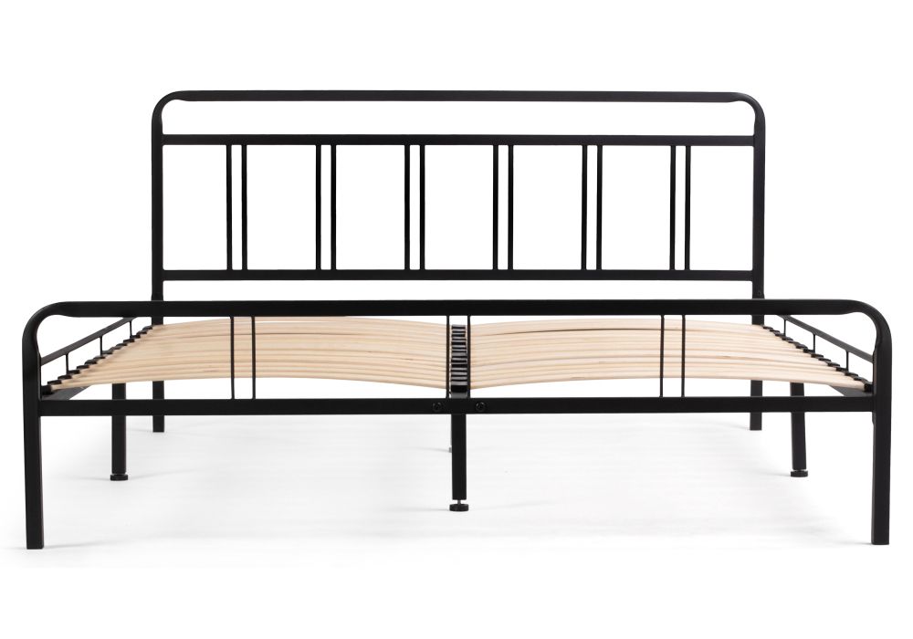 Двуспальная кровать Рейк 160х200 черная