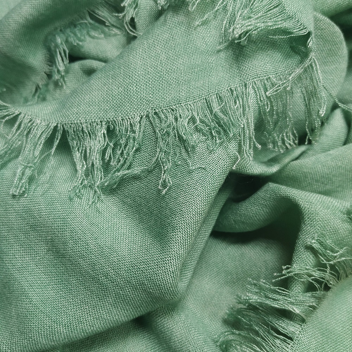 Палантин Вискоза 100% цвет мятный размер 180x70 см.