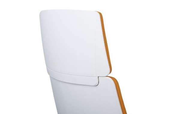 Кресло Ай Кью РВ RCH 8989 Белый пластик/Оранжевый