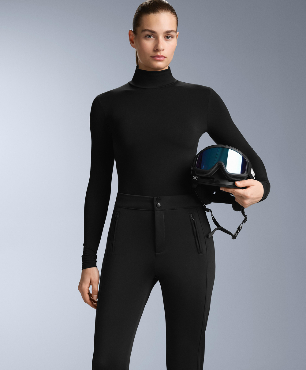 Oysho Термофутболка с длинным рукавом, черный