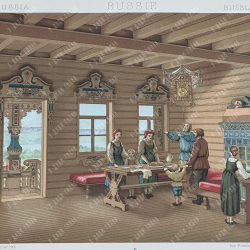Менетрие. Россия. Хромолитография. Париж, 1888