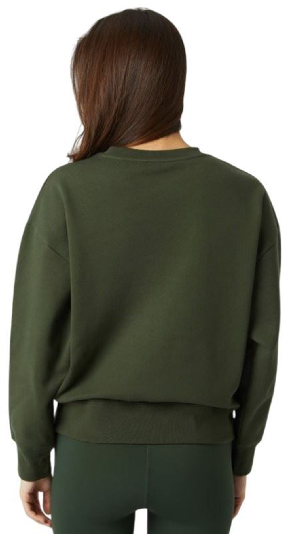 Женская Кофта теннисная Björn Borg Boyfriend Crew - зеленый