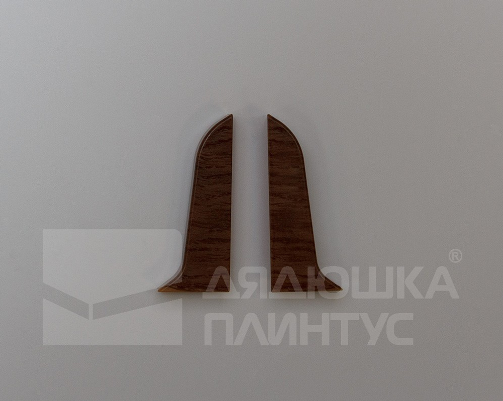 Заглушка для плинтуса ПВХ 58мм 2шт/уп 5816