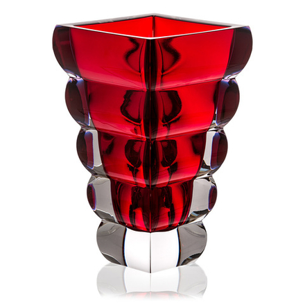 Ваза Rogaska Adria красная, 25 см