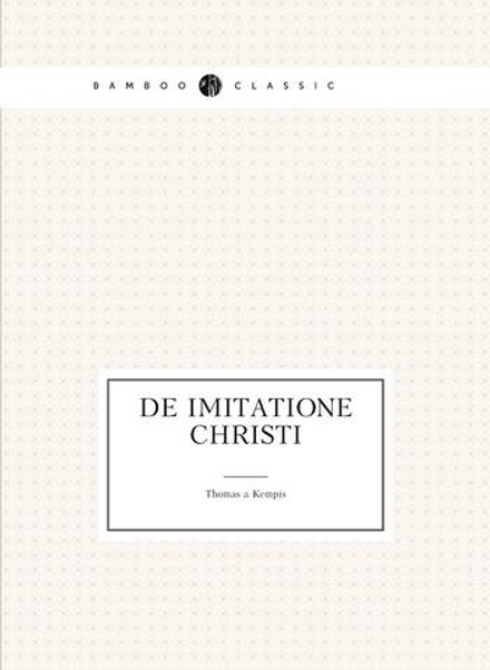 De imitatione Christi | Thomas à Kempis