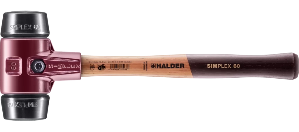 молоток SIMPLEX с резиновыми бойками 60 мм 3002.060