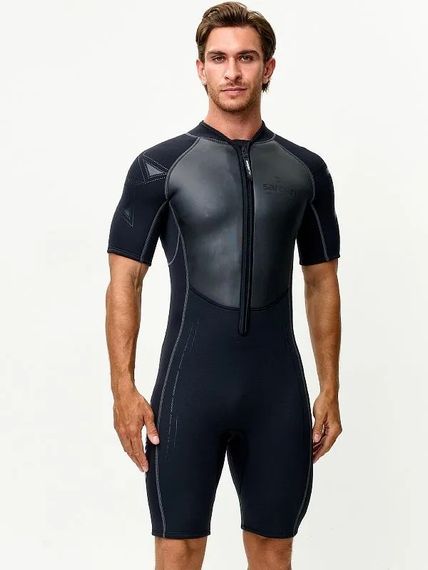 Гидрокостюм Sargan Black King shorty man черный 3 мм