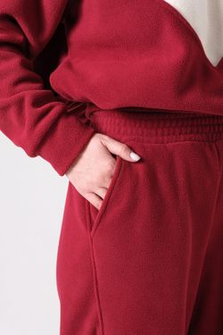 Костюм женский флисовый с олимпийкой "Сангрия"