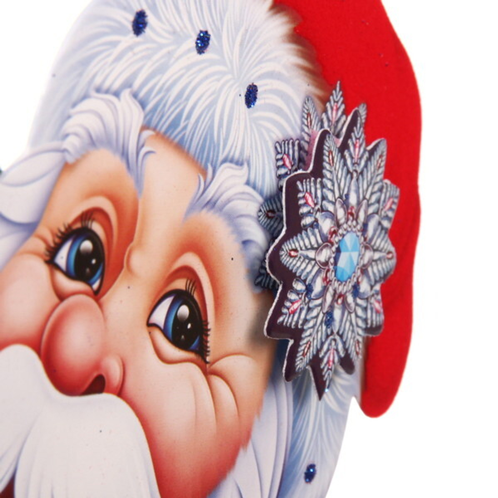 Плакат «Дед Мороз со снегирем» 44 см