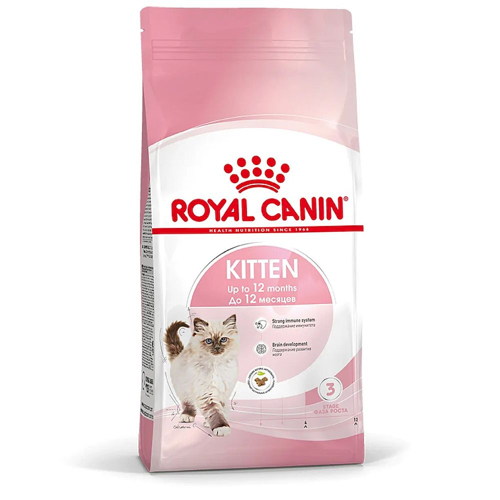 Сухой корм Royal canin Kitten для котят до 12 месячного возраста, пакет 300 г
