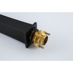 Смеситель для раковины 35к G1007-86 GAPPO высокий, литой, ЧЕРНЫЙ