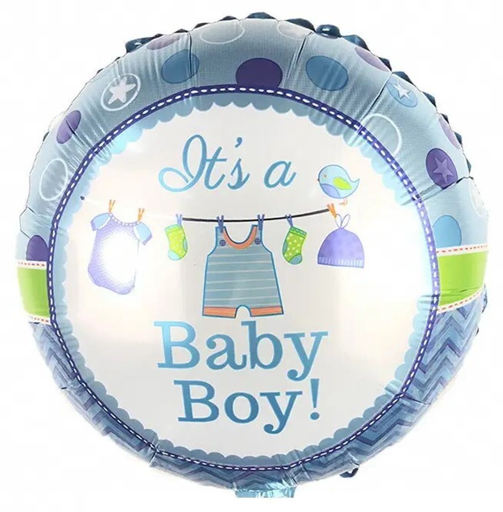 Круг 18&quot; It&#39;s a baby boy Fl