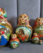 Матрешка "Лето в деревне" Русские мотивы 15мест