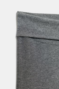 ZARA БЕСШОВНЫЕ БРЮКИ FLARE, СЕРЫЙ МЕЛАНЖ