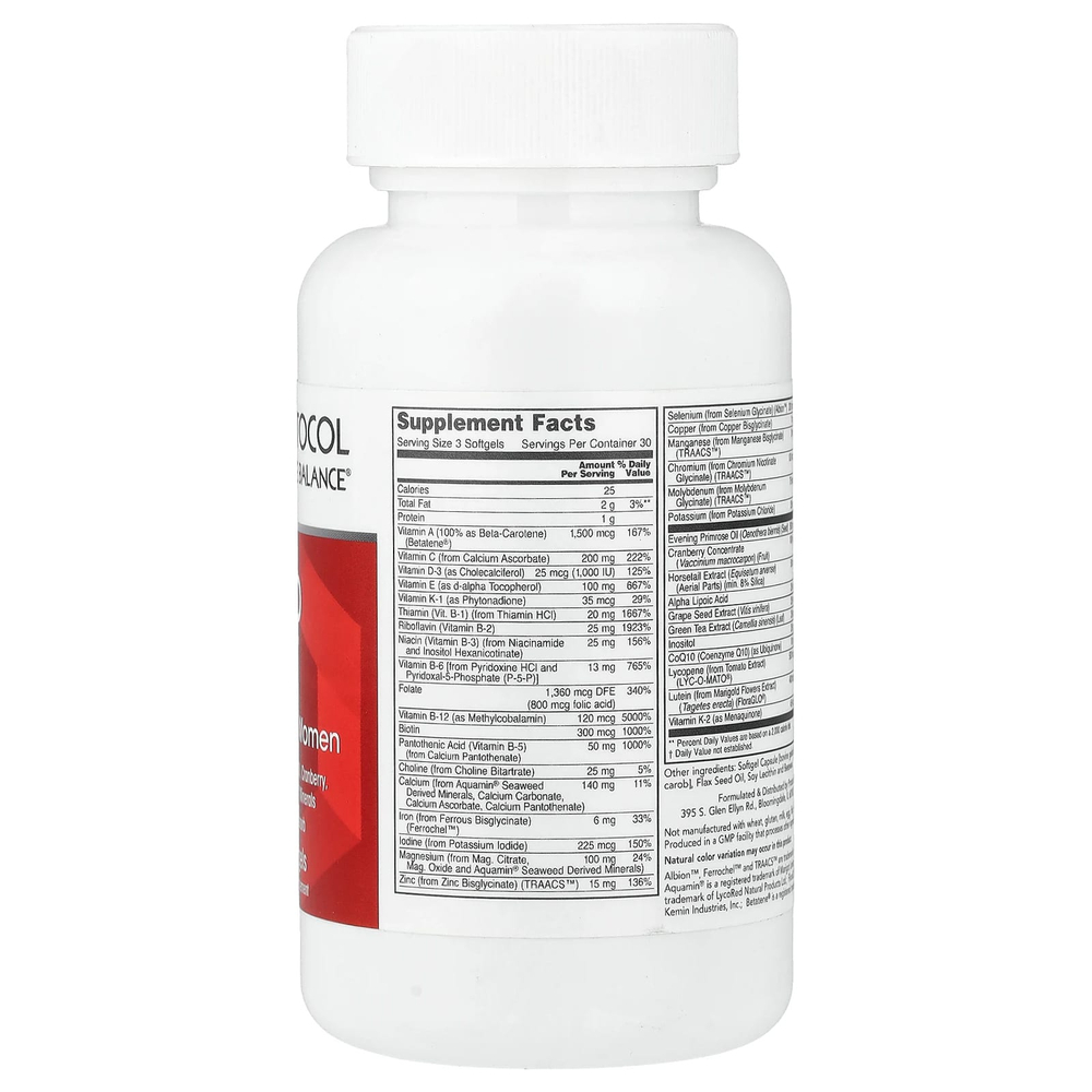 Protocol for Life Balance, Ortho Multi™, капсулы для женщин, 90 капсул