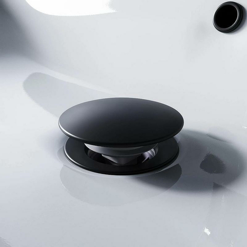 Донный клапан AM.PM F0700P22 Click-Clack Черный матовый