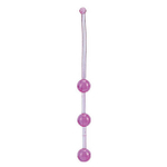 Анальная цепочка из шариков Slim Jelly Anal Beads (15 см , фиолетовый) (Цвет: фиолетовый)