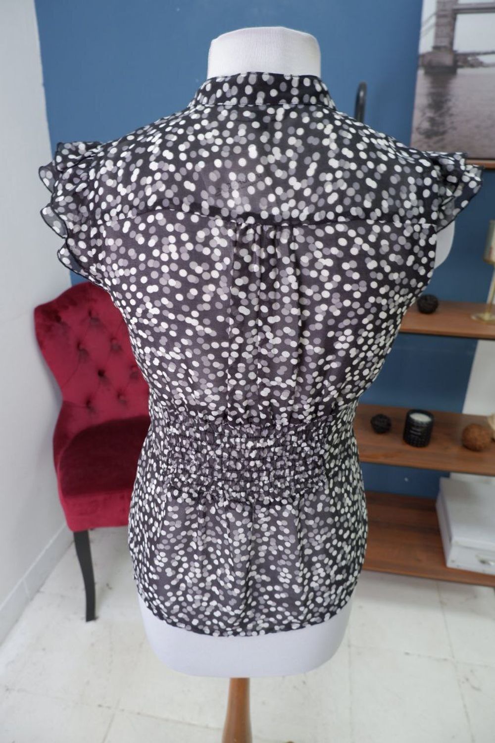 Блуза O'stin  с принтом 44 размер