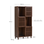 Стеллаж Beyla из ясеня с отделкой под орех