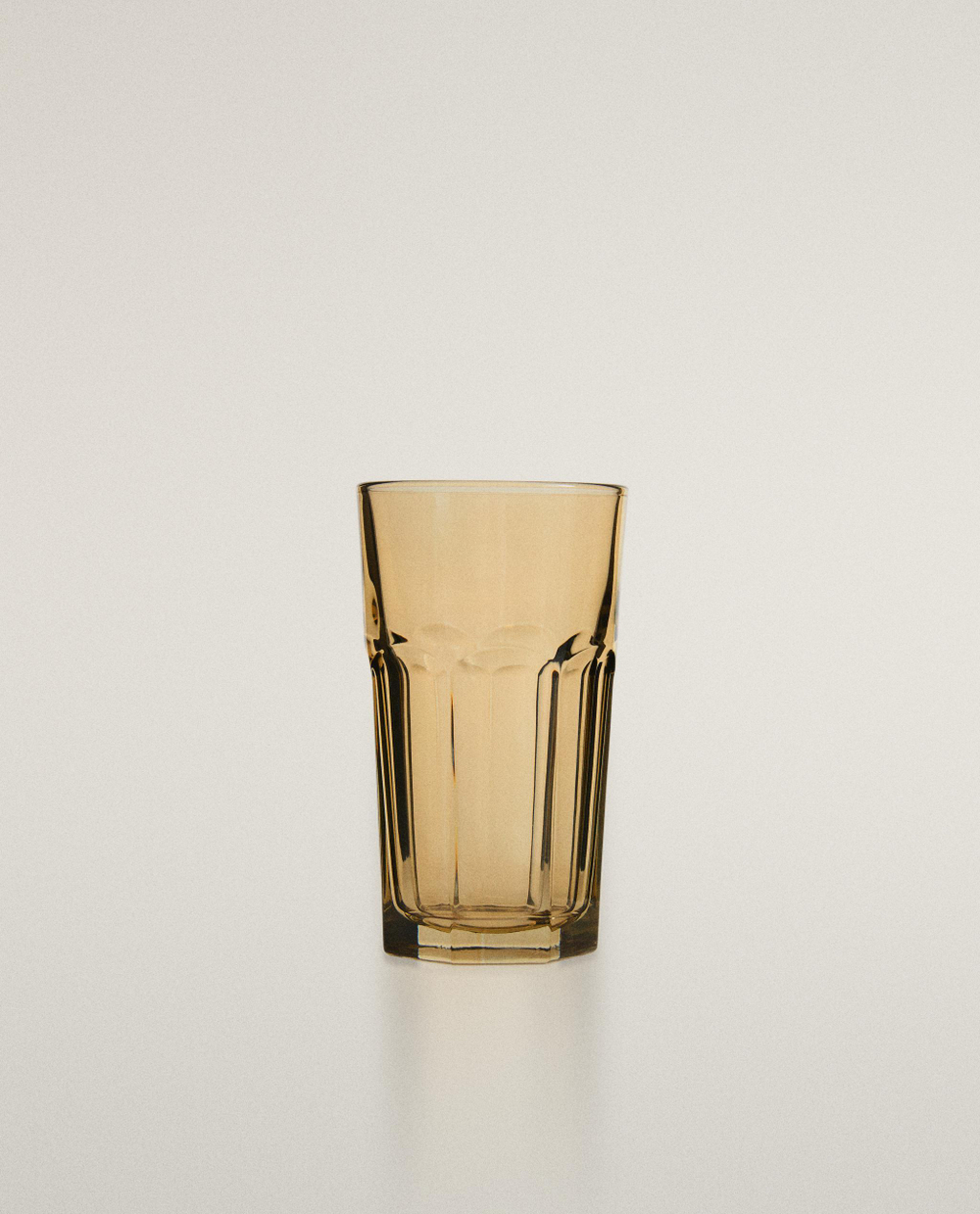 Zara Home стакан из стекла, цвет коричневый, 11 см