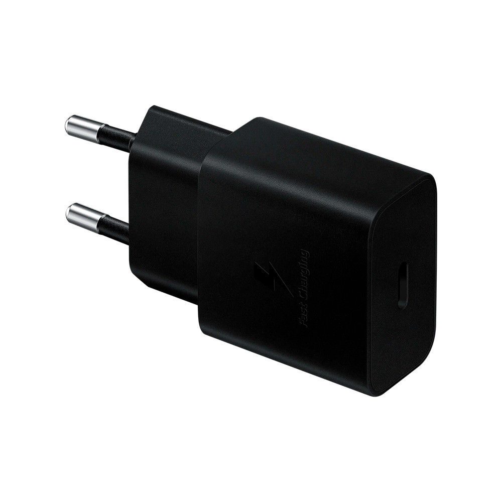 Сетевое зарядное устройство Samsung EP-T1510, USB-C 15Вт, Black (Черный)