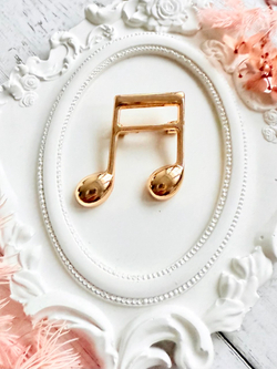 Брошь "Нота. Музыка"