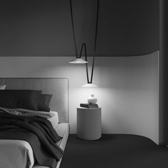 Подвесной светодиодный светильник Maytoni Technical Pendant system Parity Campana TR127B-12W4K-W