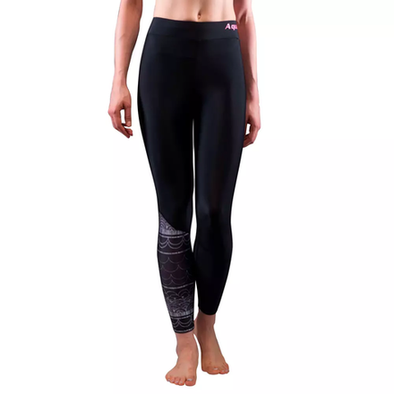 Леггинсы  Aqua Marina ILLUSION Women's pants,  артикул C-W17PT, цвет Black Print