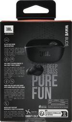Наушники JBL Wave Buds, Bluetooth, внутриканальные, черный [jblwbudsblk]