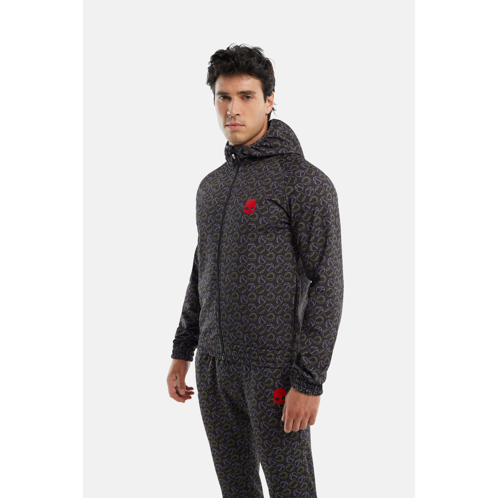 ОДЕЖДА ДЛЯ ТЕННИСА Мужская, Толстовка HYDROGEN TENNIS BALLS ALL OVER TECH HOODIE .