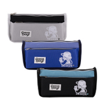 Пенал - косметичка Alingar, ПВХ, молния, боковой карман, 190 х 80 х 35 мм, "Fashion BOYS", микс (черный, синий, серый), европодвес