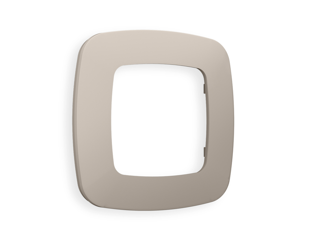 OF140361 Рамка OMEGA Ecta (Серо-бежевый матовый) 1-ая