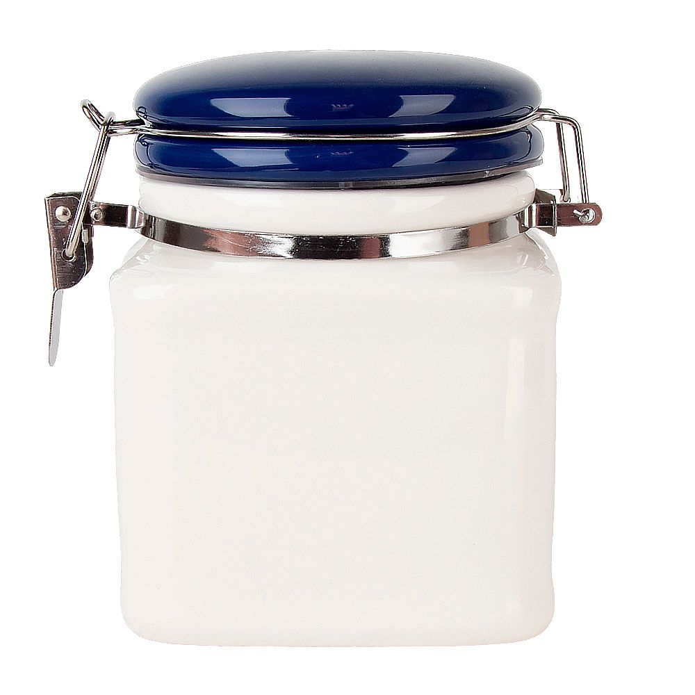 Банка для сыпучих продуктов (клипс) " " 11,5х9,5х11,5см v=480мл (подарочная упаковка)