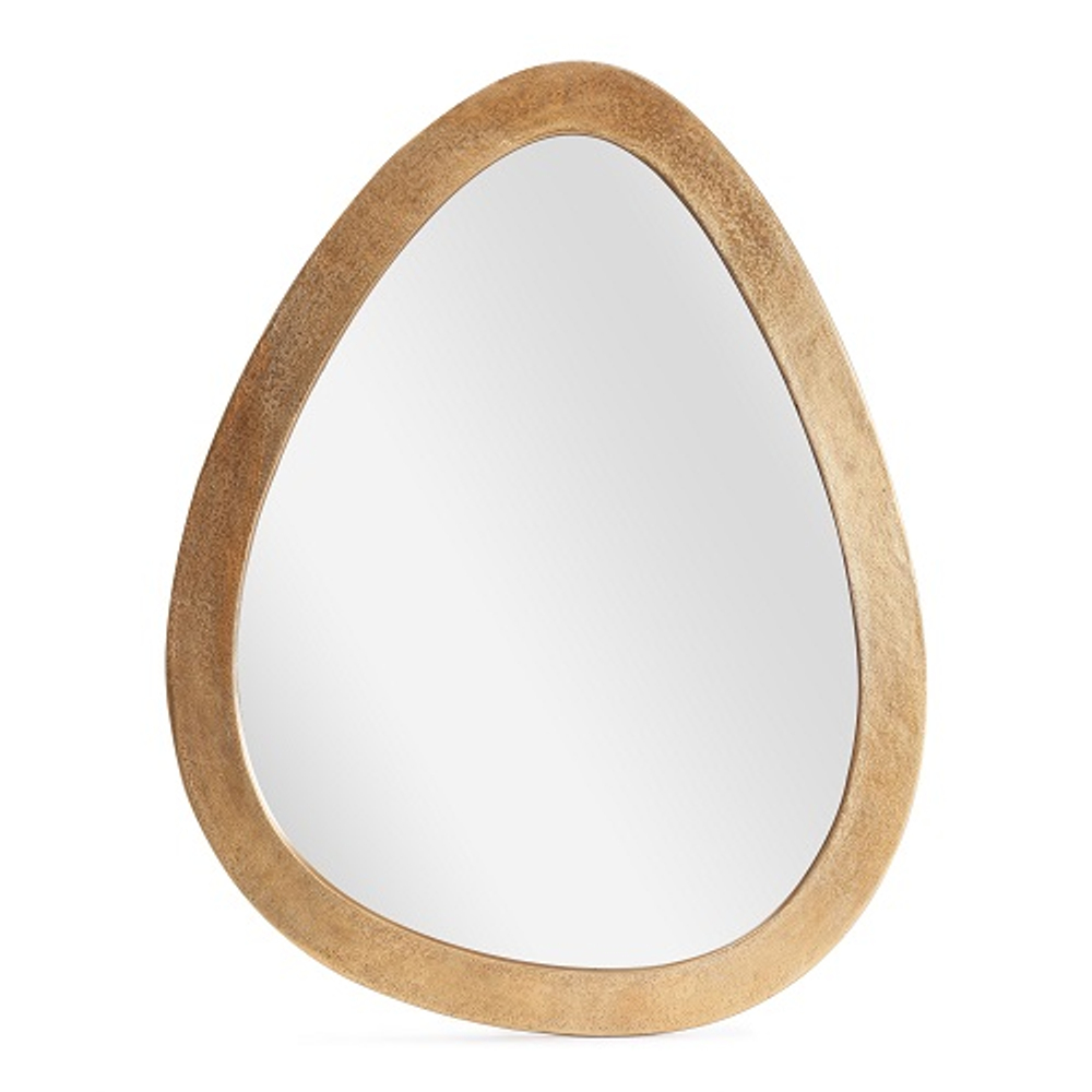 Зеркало Эгг/Egg (мод. LS-0167) металл: алюминий/стекло/МДФ, 78х61х5см, золотой