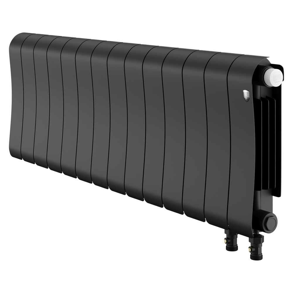 Радиатор биметаллический Royal Thermo Infinity 300 Noir Sable VR80 - 14 секц.
