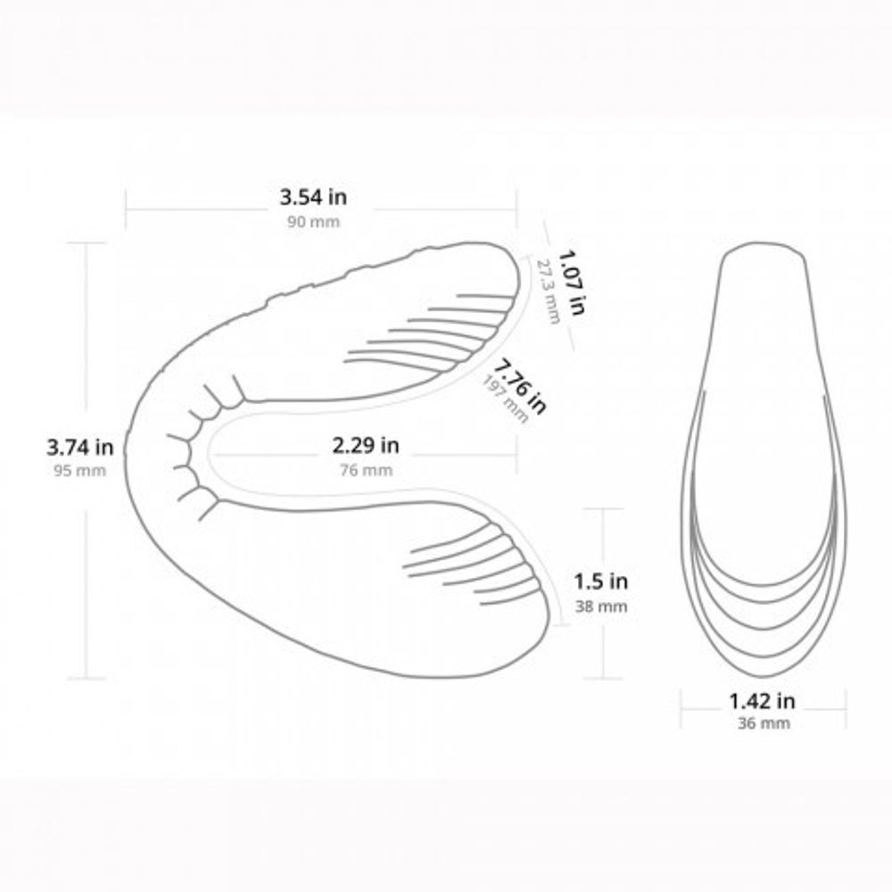 Двойной смарт-вибратор Lovense Dolce (ранее Quake)