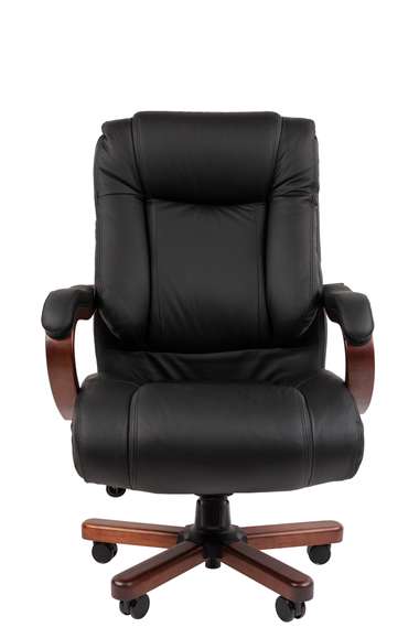 Офисное кресло Chairman 503 Россия нат.кожа/экокожа черная (мультиблок)