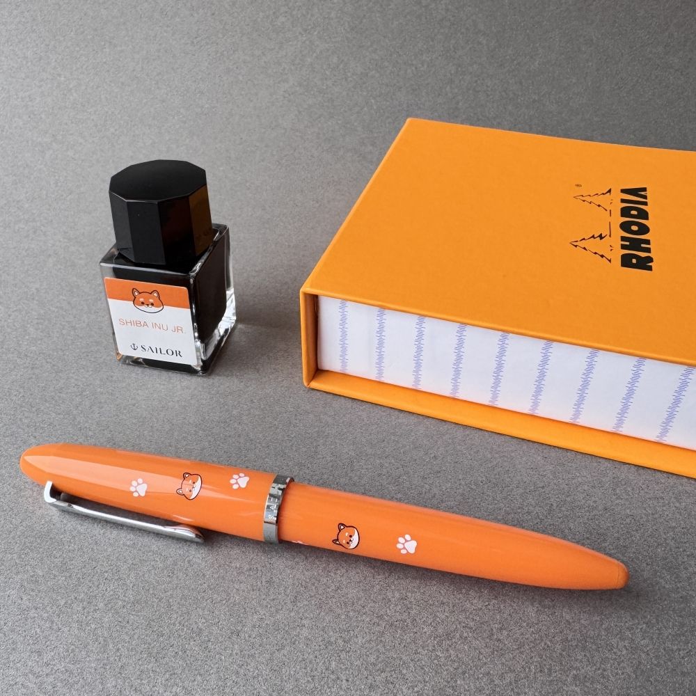 Набор с перьевой ручкой Sailor Profit Jr. Shiba Maki Fude (10-9679-773) 8