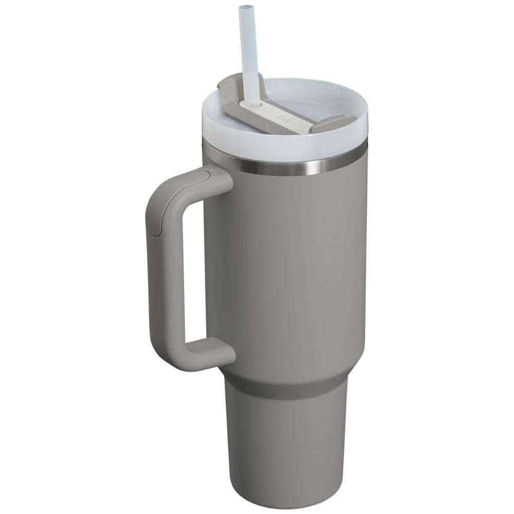 Термокружка Stanley Quencher H2.0 с трубочкой 1,18L серая